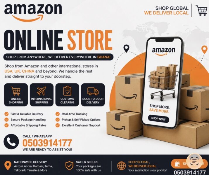 Amazon Ghana Head Office @ 0503914177