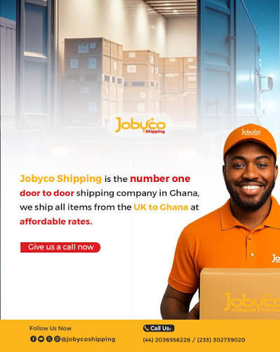 Jobyco shipping company Limited + 233558892842